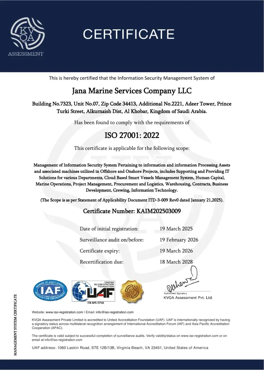 ISO 27001:2022 Information Security